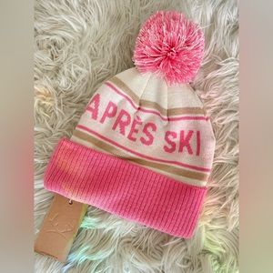 Apres Ski Beanie from Jilly Box • Pink • Super Cute + Tags Attached!